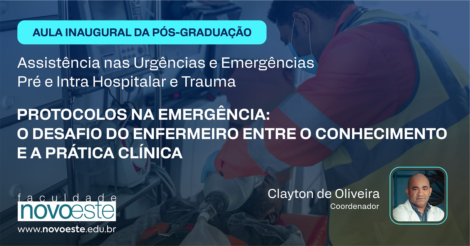 Palestra: Protocolos na emergência: o desafio do enfermeiro entre o conhecimento e a prática clínica