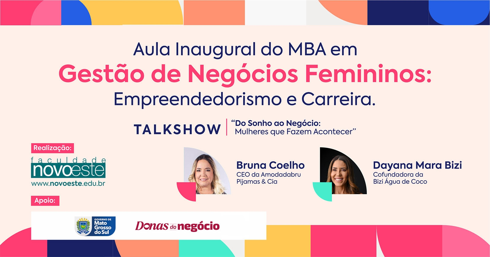 Talk Show: Do Sonho ao Negócio: Mulheres que Fazem Acontecer